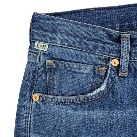 Citizens of Humanity Charlotte High Rise Straight in Hold On Blue Womens Size 26 - Picture 5 of 8